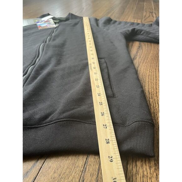 New With Tags Stillwater Men's Black Zipper Front Black Jacket 2XL - Picture 8 of 9